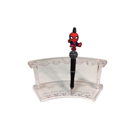 Handmade Beaded DIY Marvel Spider Man Pen With 1 Free Ink Refill - Picture 2 of 5